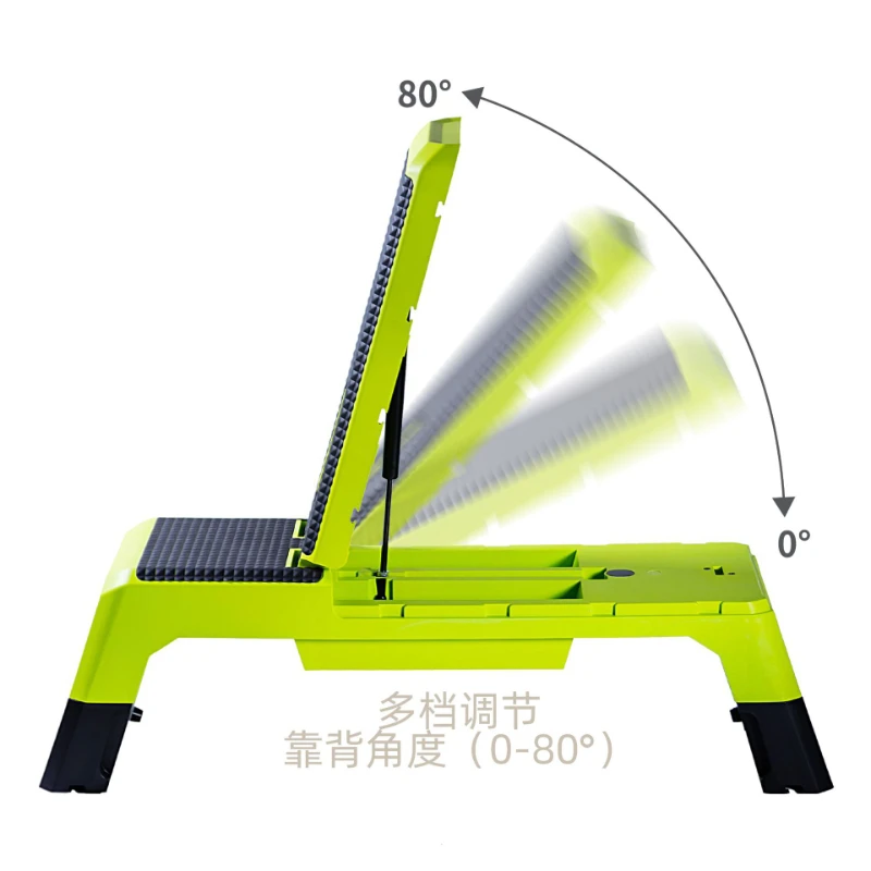 Multi-function Exercise Deck Fitness Free Angle Adjustable Aerobic Stepper Board Platform Step