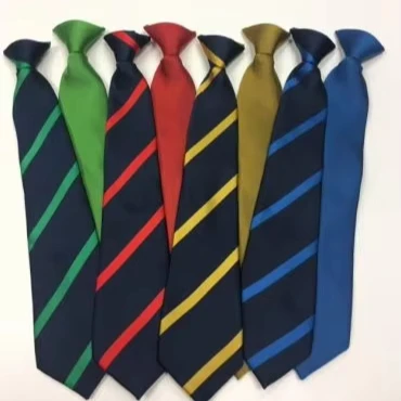 Дешевый галстук из полиэстера с логотипом