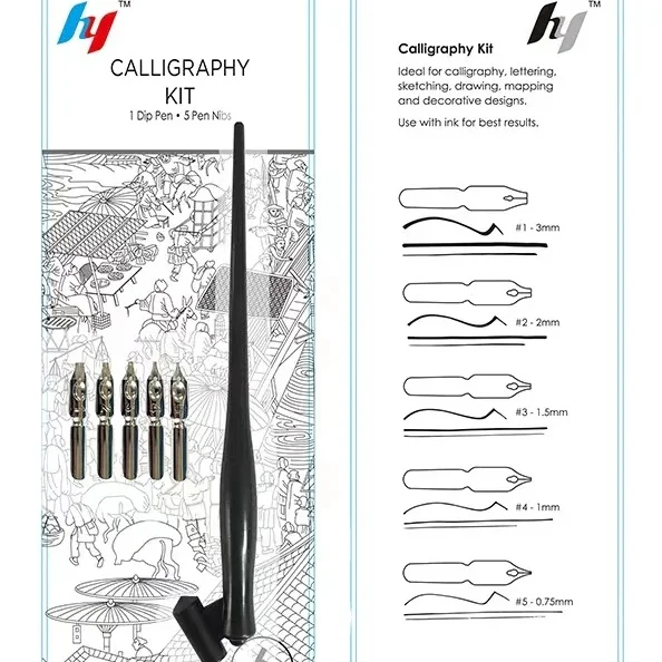 arabic calligraphy pens,lettering, sketching, drawing, mapping and decorative designs