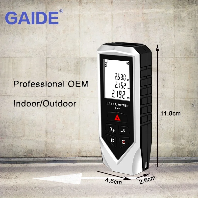 Green beam 635nm laser distance meter high accuracy