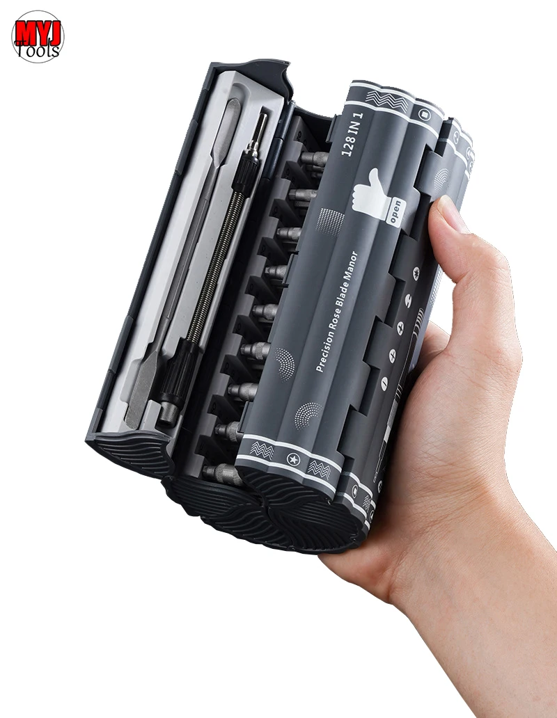 MYJ 128 in 1 Magnetic Screwdriver Set Precision Multi Hand Tool Torx Hex Screw Drivers for Computer PC Phone Repair Kit Tools