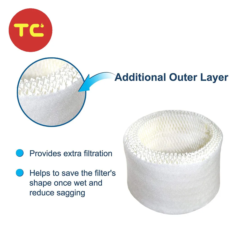 Tongchang Cool Mist Wick Air Humidifying Filter Compatible with Sunbeam 1118 & 1119 & 1120 Humidifiers