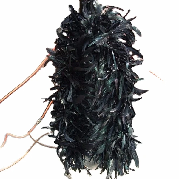 marabou feather and rooster coque feather boas