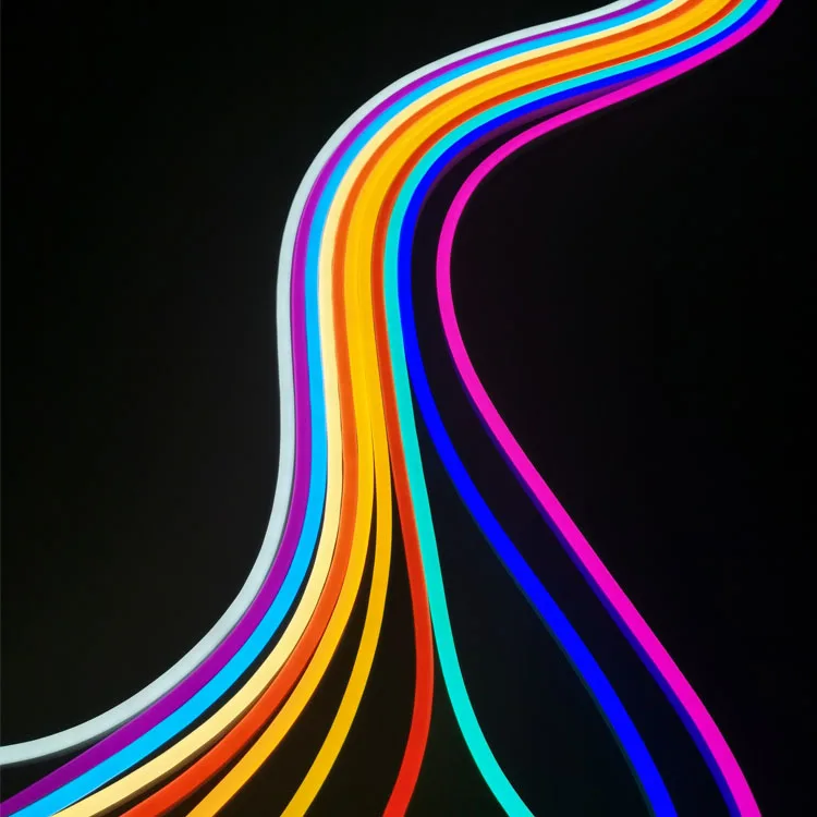 Shenzhen smd2835 12v 24v slim silicone IP67 waterproof flexible strip 6mm 8mm led flex neon