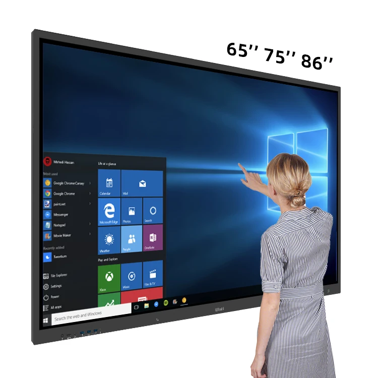 China Manufacture IQBoard EDLA Touch Screen Digital Interactive White Boards 100 Inch Mother Board for Interactive Panel
