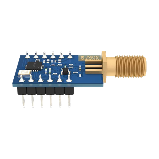 AS10-M4463D 2km receiver wireless lcd spi si4463 rf transmitter and receiver module