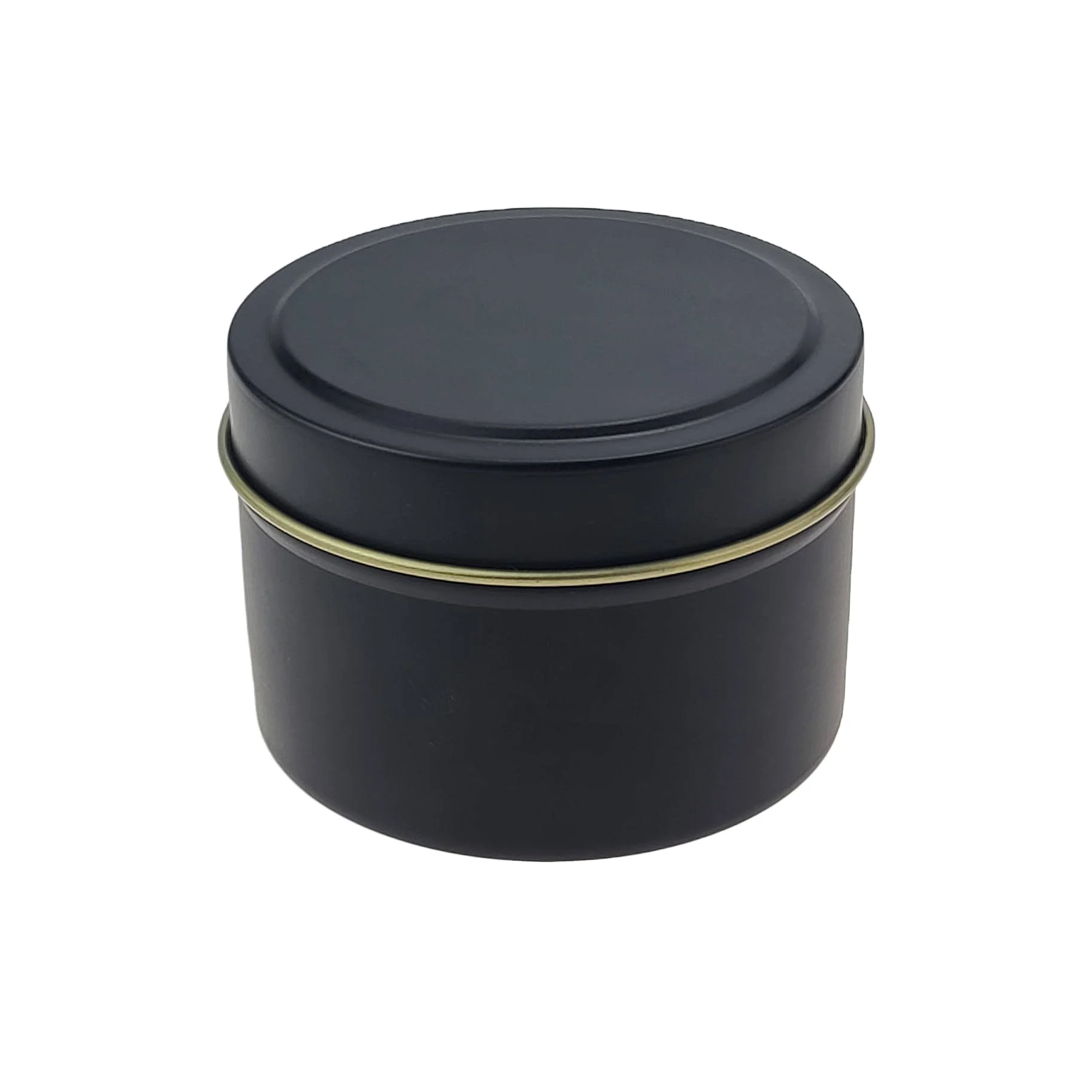 Deep Metal Tins Box With Lid Candle Container 2oz 4oz 6oz 8oz Custom Candle Wax Tin Can