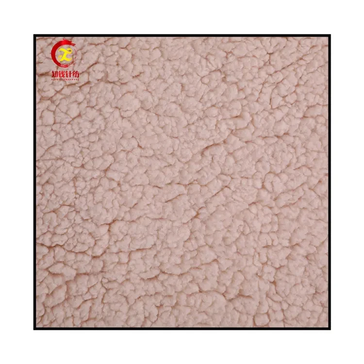 Manufacturers soft toy  one side sherpa one side fleece fabric on sale