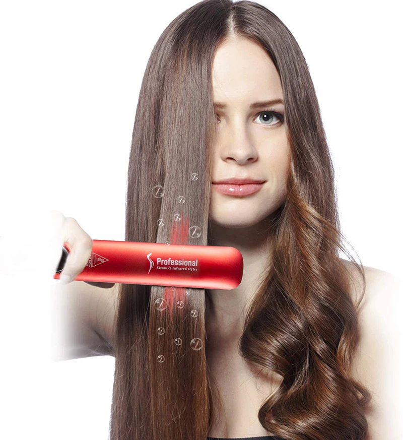  Linkbeauty Профессиональный Выпрямитель для волос бразильский steampod 1 25 дюймов выпрямитель плоский