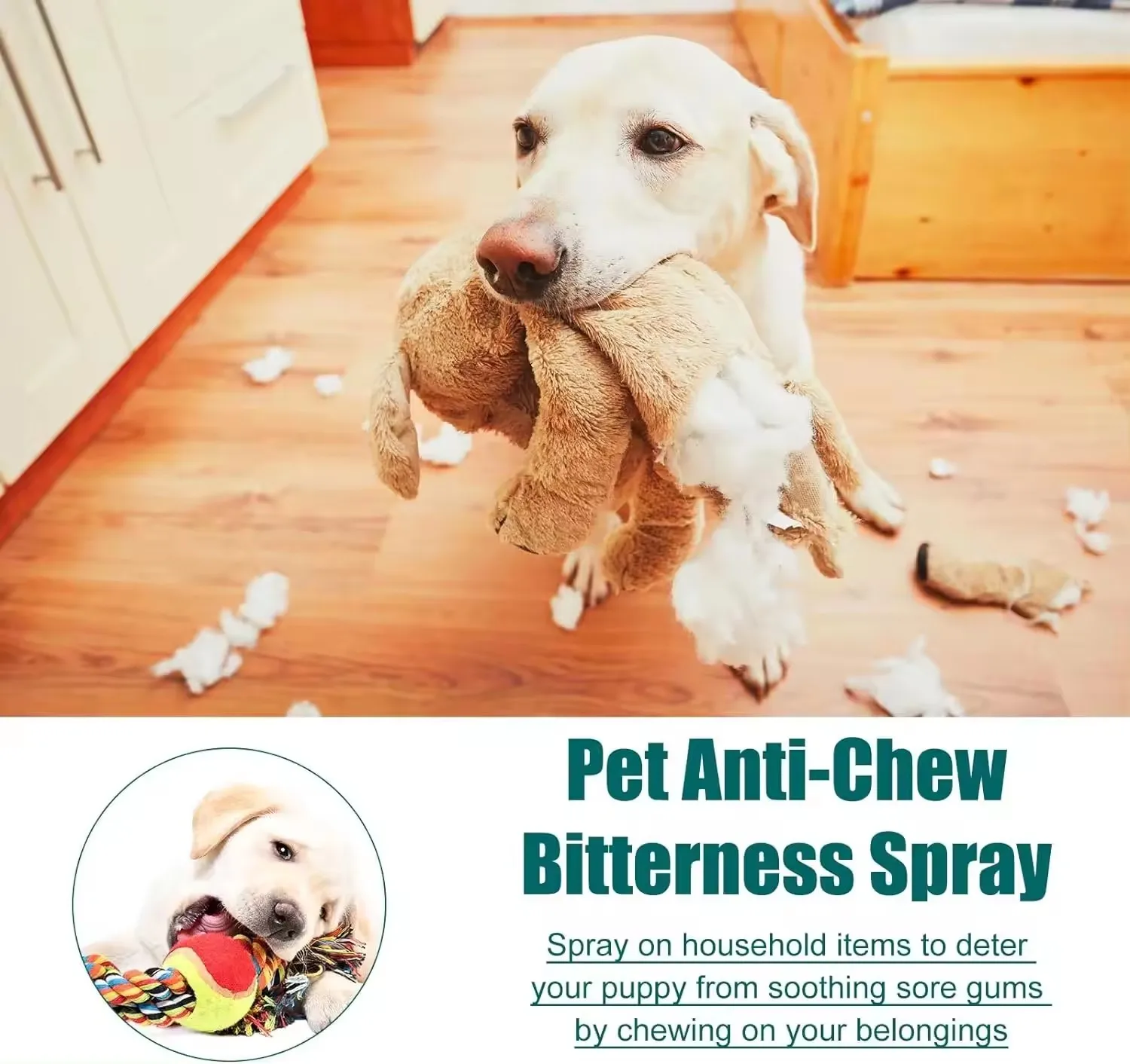 Safe Pet Anti Chew Bitterness Spray For Behavior Training Dog Stop Biting Spray