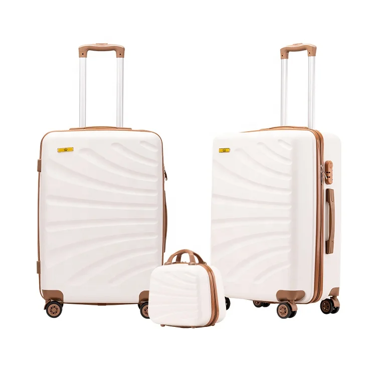 
Fast Delivery Airport Hardcase Travel Trolley Suitcase 3 Pieces Luggage Bag 