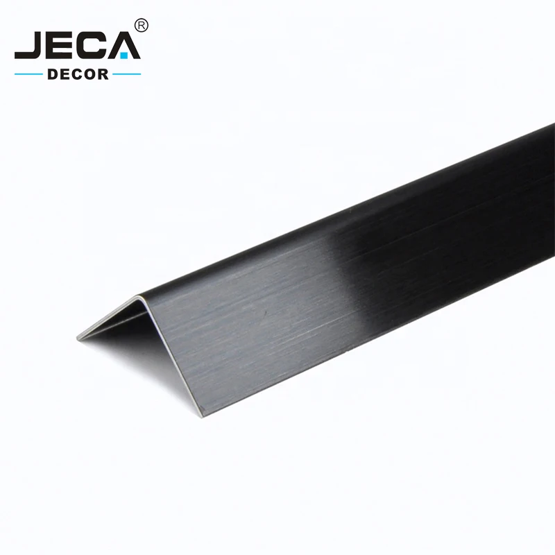 Foshan Factory JECA Corner Protection Profiles Stainless Steel Tile Trim For Wall  Corner Covers 304 Decorative Profiles