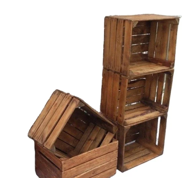 Beautiful Wooden Crates Storage Box Fruit Crates Box Shabby Chic