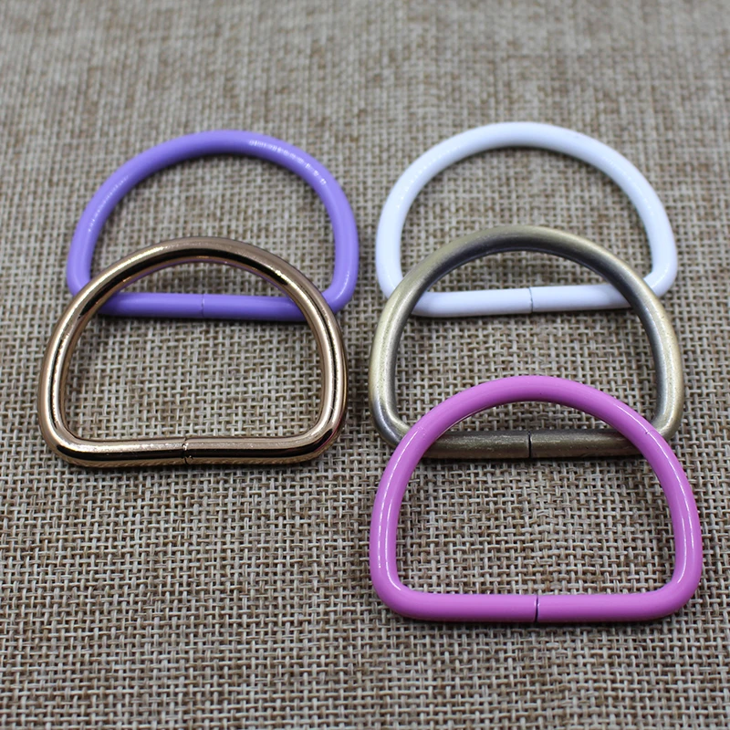 High quality hot sale custom metal d ring belt buckle for bag strap