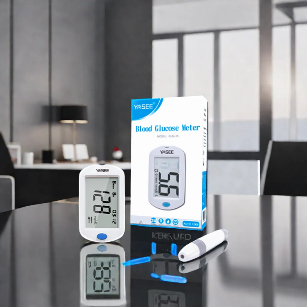 Yasee Brand Automatic Digital Blood Glucose Monitor with Diabetic Test Strips Best Seller for Diabetic Supplies