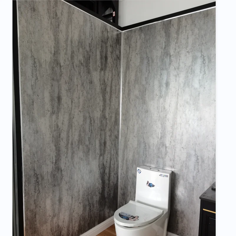 1m Wide  PVC wet room wall panels for interior wall decoration