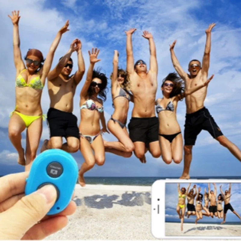 Create Amazing Photos and Selfies Wireless Blue tooth Camera Shutter Remote Control Clicker for Smartphones IOS Android