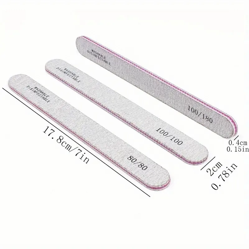 Wholesale Emery Board Nail Files 100 180 240 Grit Nail Tools File Strip Nail File Manufacturer