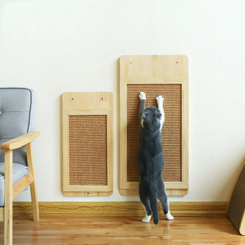 Hot style sisal cat toys new wood modern cat sisal scratcher