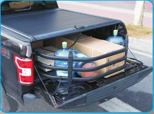 Truck Accessories Waterproof Manual Hard Bed Covers Pickup Retractable Aluminum Manual Tonneau Cover with Lock