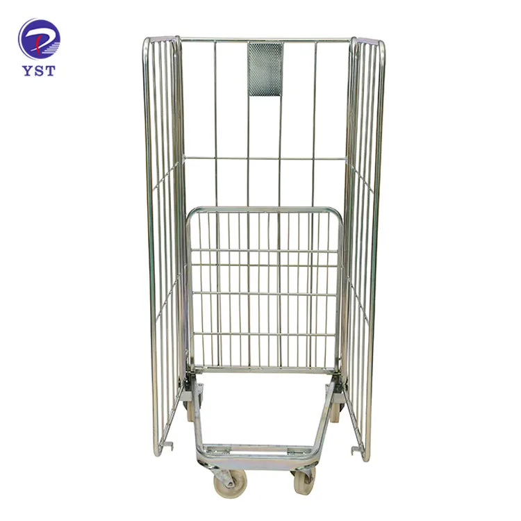 3-сторона транспорт грузовой хранения Складная сетка подвижная тележ