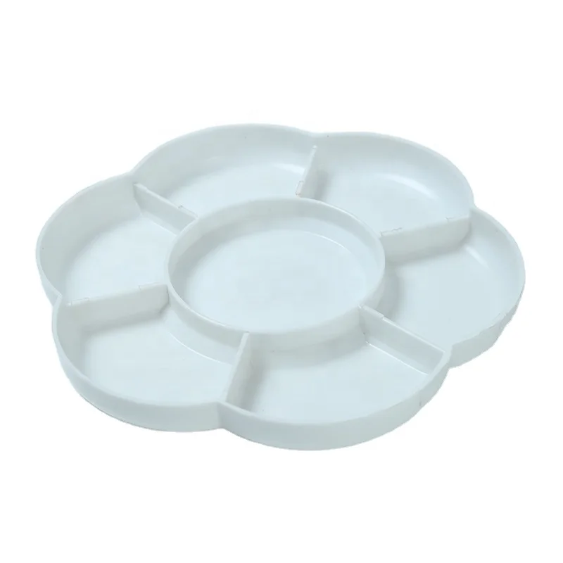 Hot selling tray 7 wells Acrylic Painting Palette  Artist Paint Color Mixing Trays palette custom palette  for painting