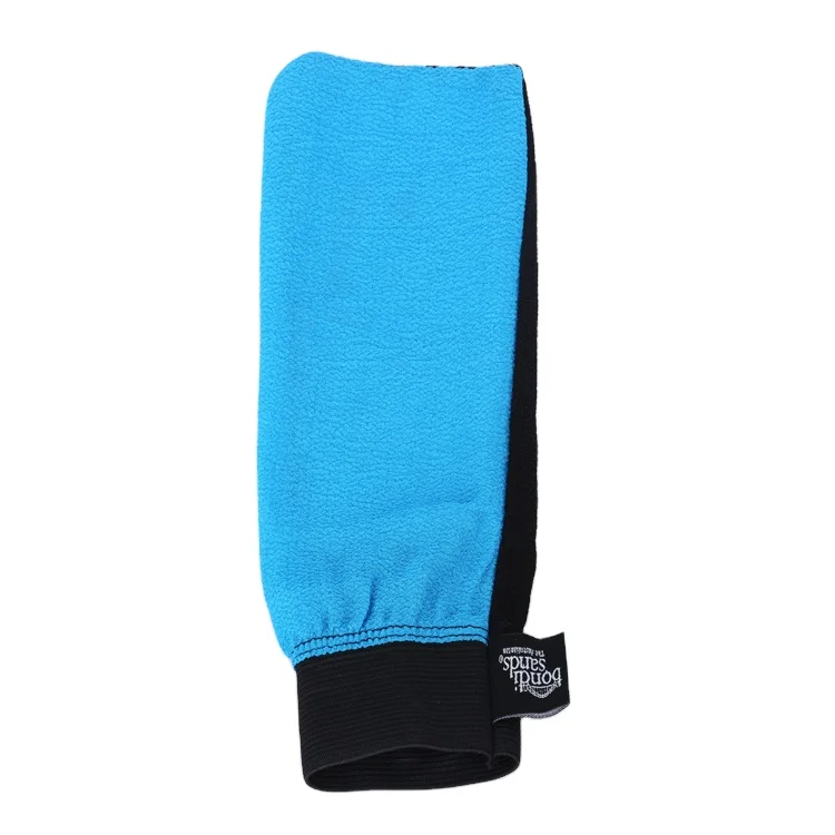 
100% Viscose Fibers Exfoliator Body Scrubber Mitt Dead Skin Cell Remover Tan 