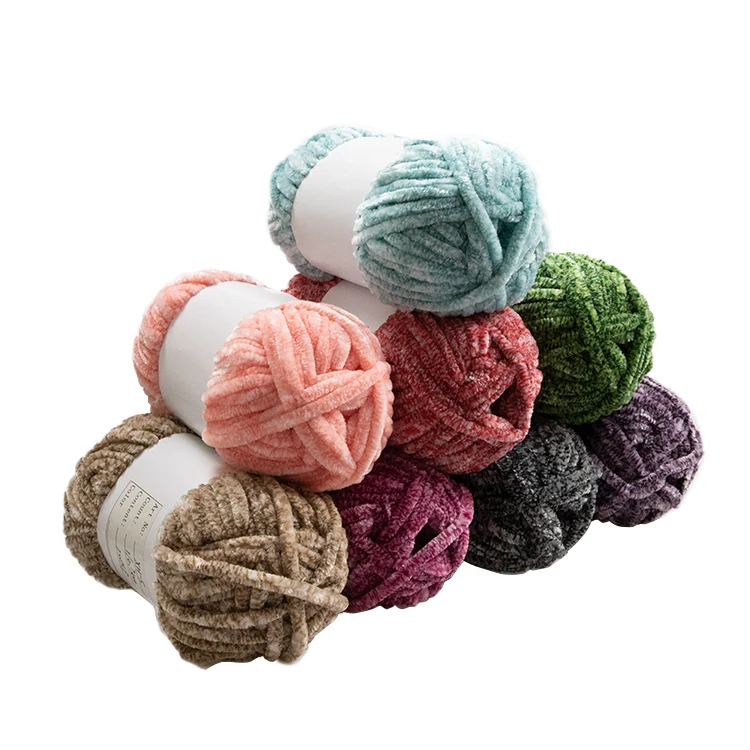 
Factory Direct Wholesale Elastic 100%polyester Fancy Yarn Hand Knitting For Carpet 