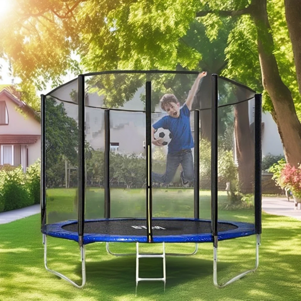 Cheap Price Trampoline Outdoor Fitness Adults And Kids Jumping Toys 14ft Trampoline With Net