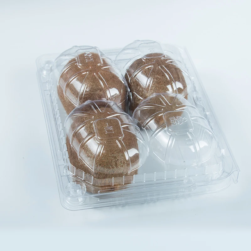 Factory Direct Supply Fruit Punnet Container Durable Eco-friendly Transparent Clamshell Fruit Punnet