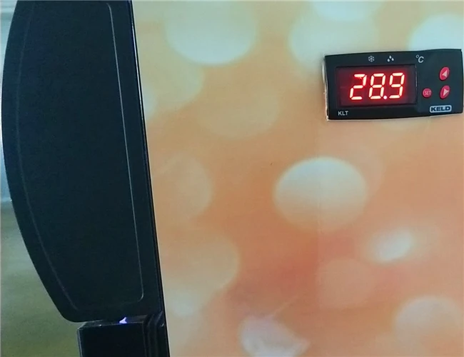 R290a экологически чистый вертикальный морозильник 55 л с 1 стеклянной