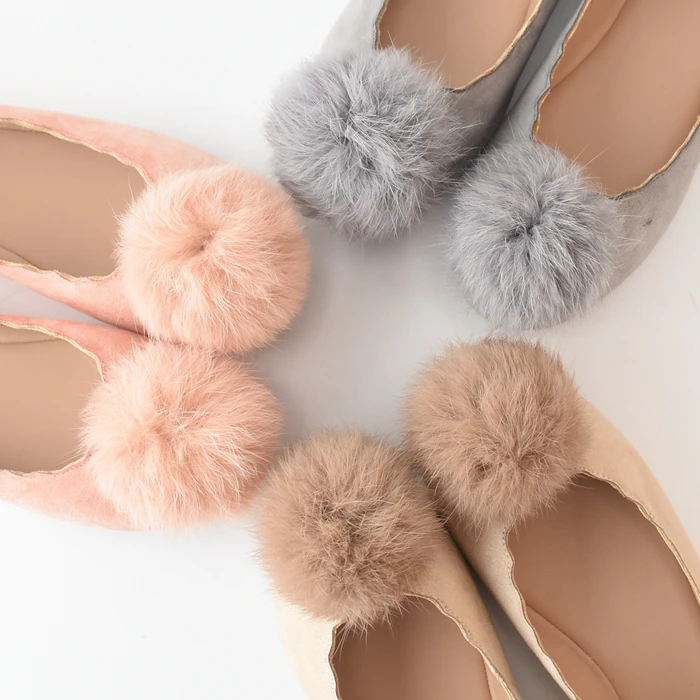 Wholesale cute nude foldable ballet woman flats shoes