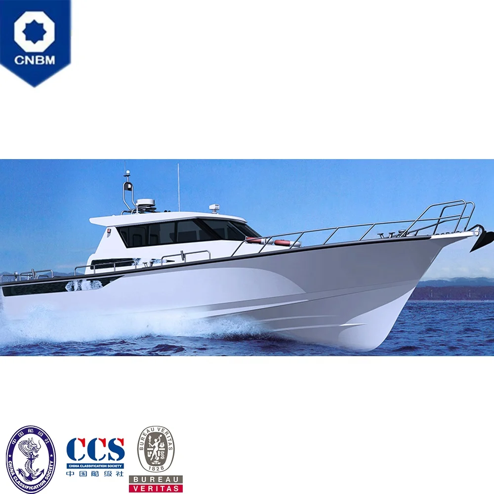 
55ft China Shipyard Inboard New Cheap Cabin Boats Fishing Aluminum Leisure Yacht for Sale 
