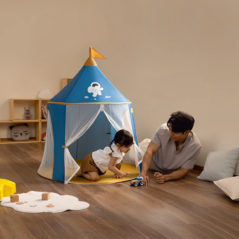 Astronaut Tent for Baby Outdoor Canopy Travel and Camping Babies Teepee Kids Children 100% Polyester