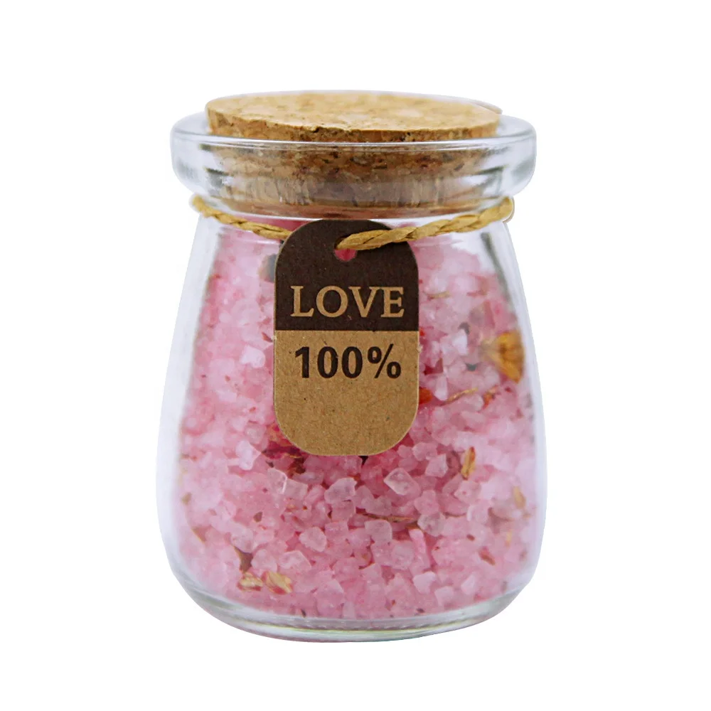 Custom Himalayan Pink Bath Salt with rose