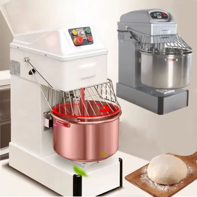 Bakery RM Chinese Shop For Industrial 130l 20kg 200kg Vertical Spiral Dough Maker Machine Mixer 80kgs 100kg Wheat Flour In India