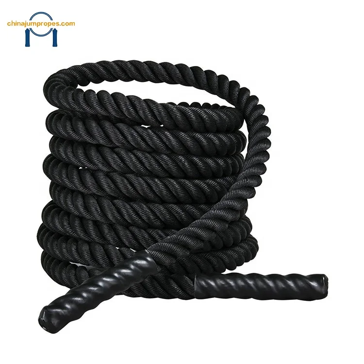
Hot Selling Gym rope fitness black battle gym sport rope sleeve,nylon battle rope 