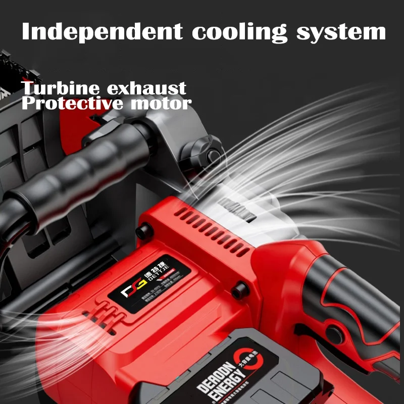 16 inch 21V 2200W 5500RPM dual lithium chainsaw high power electric chainsaw cordless handheld saw