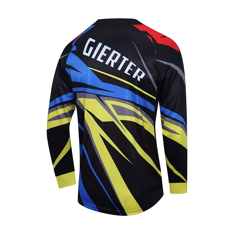 2022 Motocross Sport Wear Racing Bike Men Downhill Jerseys Mtb Shirts 100% Polyester Sublimation Off-road Motorcycle Jersey