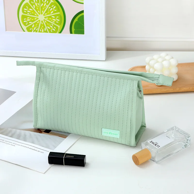 RTS Cosmetic Makeup Bag Organizer l Aesthetic Floral Makeup Pouch Travel Toiletry Bags for Girl Women Gifts