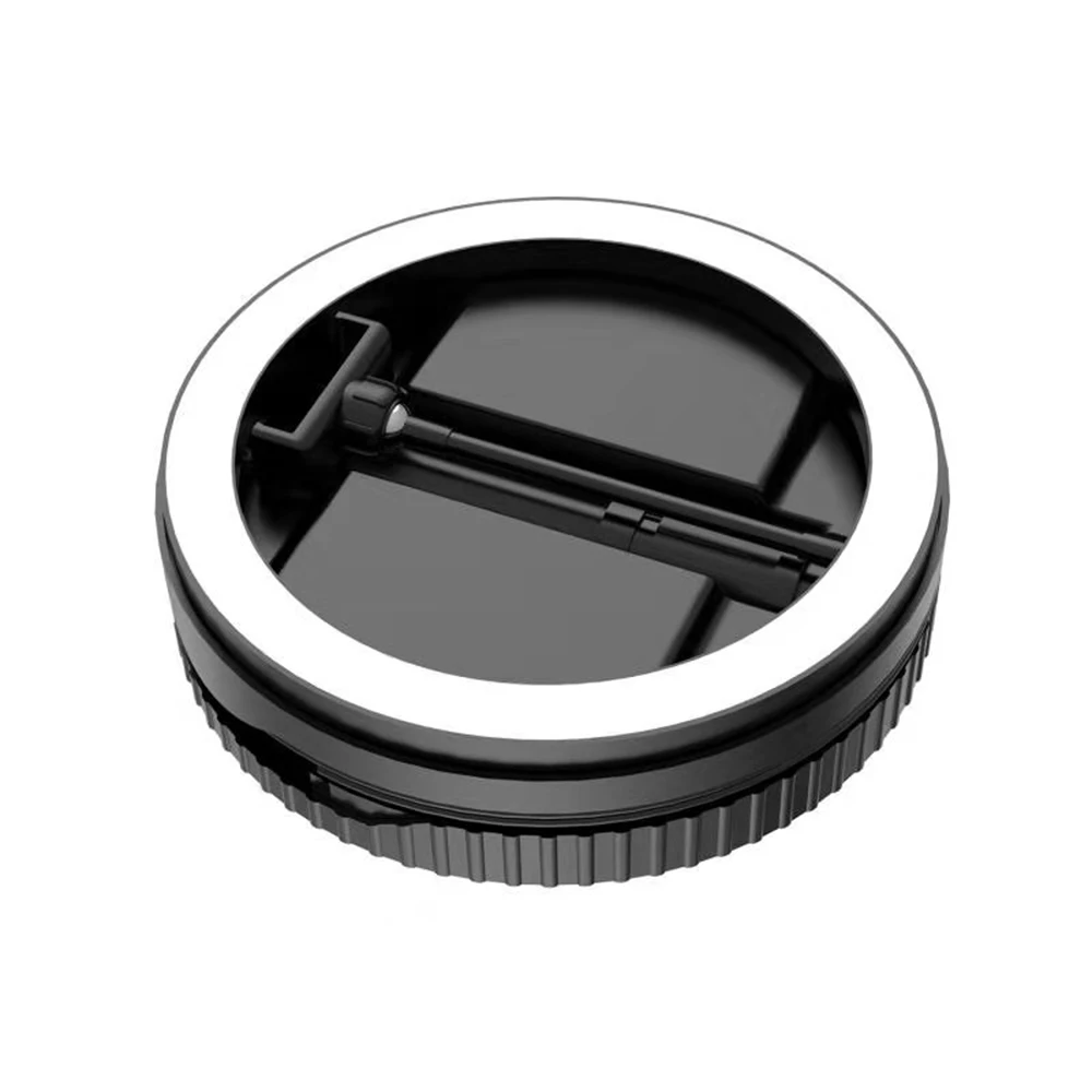 Foldable 10 inch LED Ring Light for Makeup Photography Video