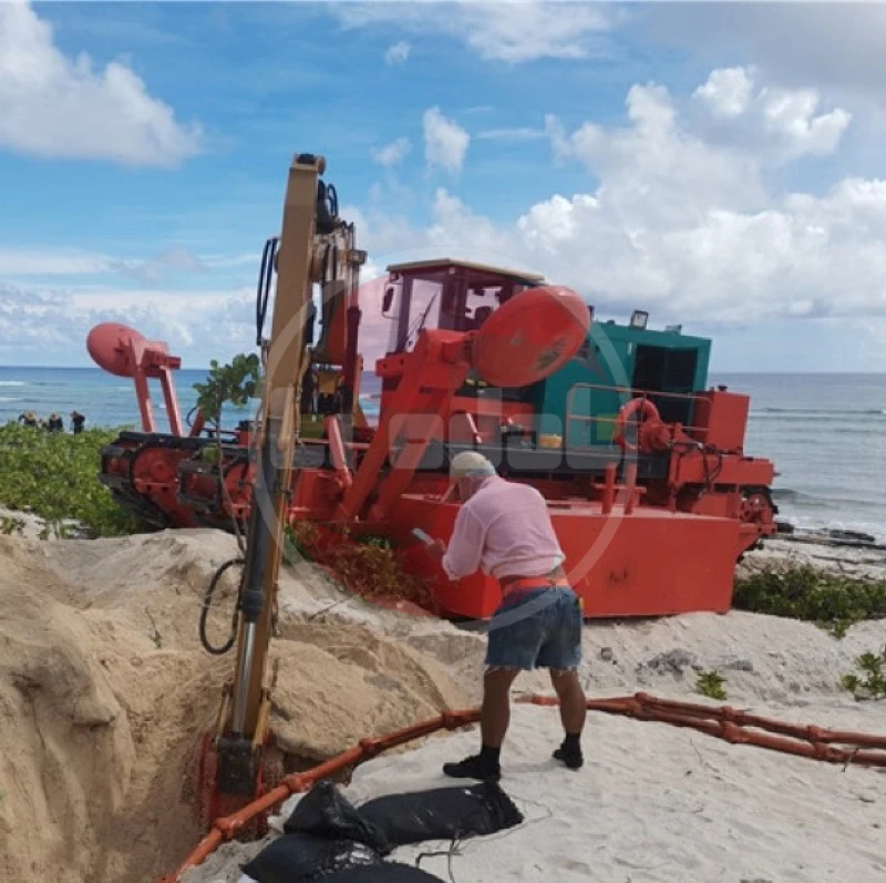 Hot Sale Small Sand Dredger River Dredging Machine Amphibious Multifunction Dredger