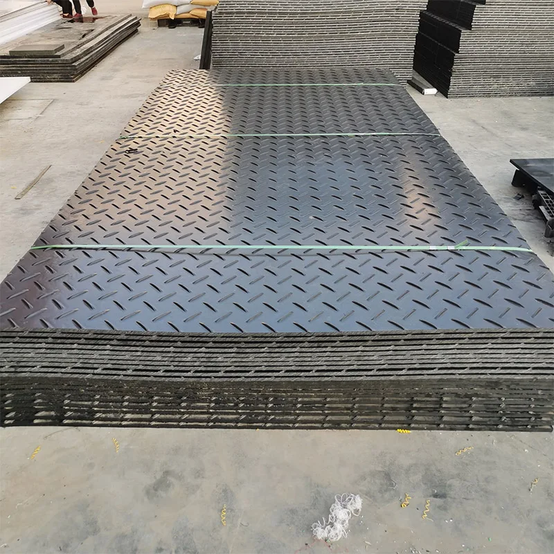 Анти-скольжения hdpe временные Мат покрытие для мокрой поверхности полиэтилена болото коврик дорожный