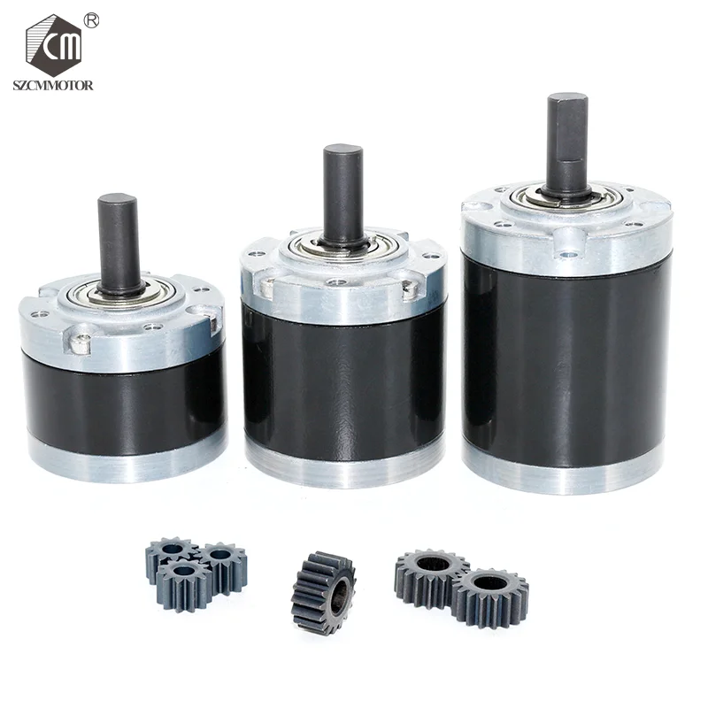 42MM  gear motor dc 12v  reducer precision gearbox all metal variable speed large torque can be equipped with 775 motor