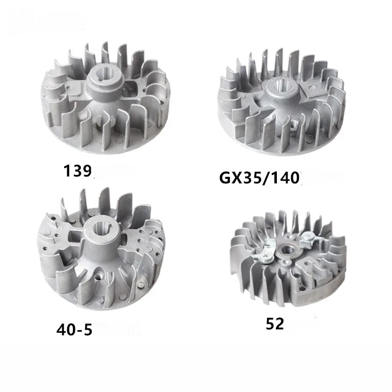 Magnetic motor flywheel For 4500 5200 5800 45CC 52CC 58CC Chainsaw 40-5 GX35 139F brush cutter trimmer