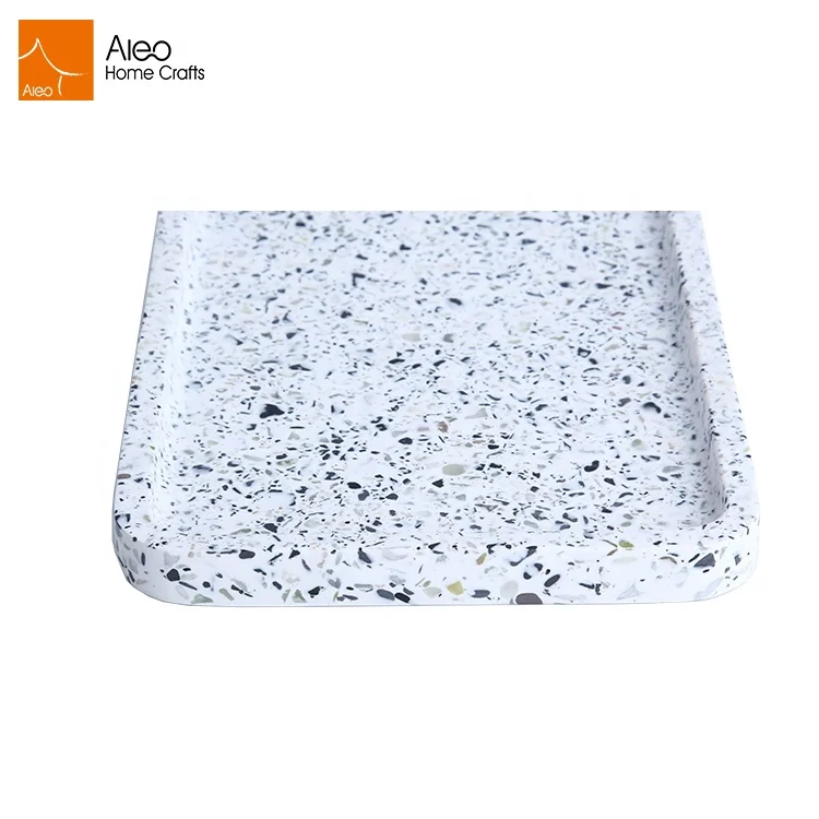  Современный декоративный поднос Terrazzo для пищевого класса сервировки