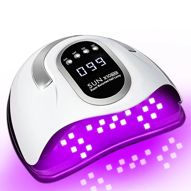 Professional gel nail dryer with smart sensor salon manicure machine SUN X10 Max uv led nail lamp for gel polish curing