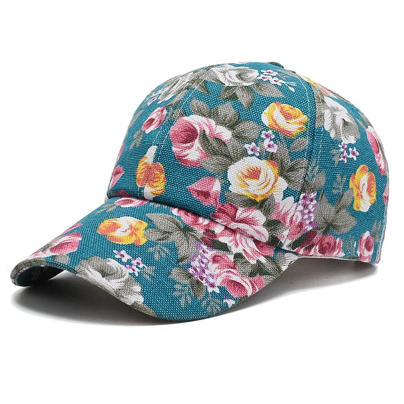 Factory Direct sales 2024 new star spray flower baseball cap classic cool style can be customized LOGO