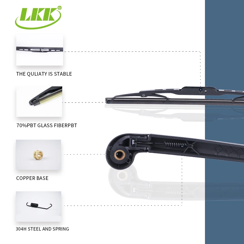 auto accessories carall windshield back window rear wiper and rear arm for AUDI Q7