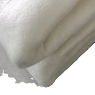 biodegradable pure natural soybean fiber batting/wadding/felt for sleeping bag/ outdoor clothing